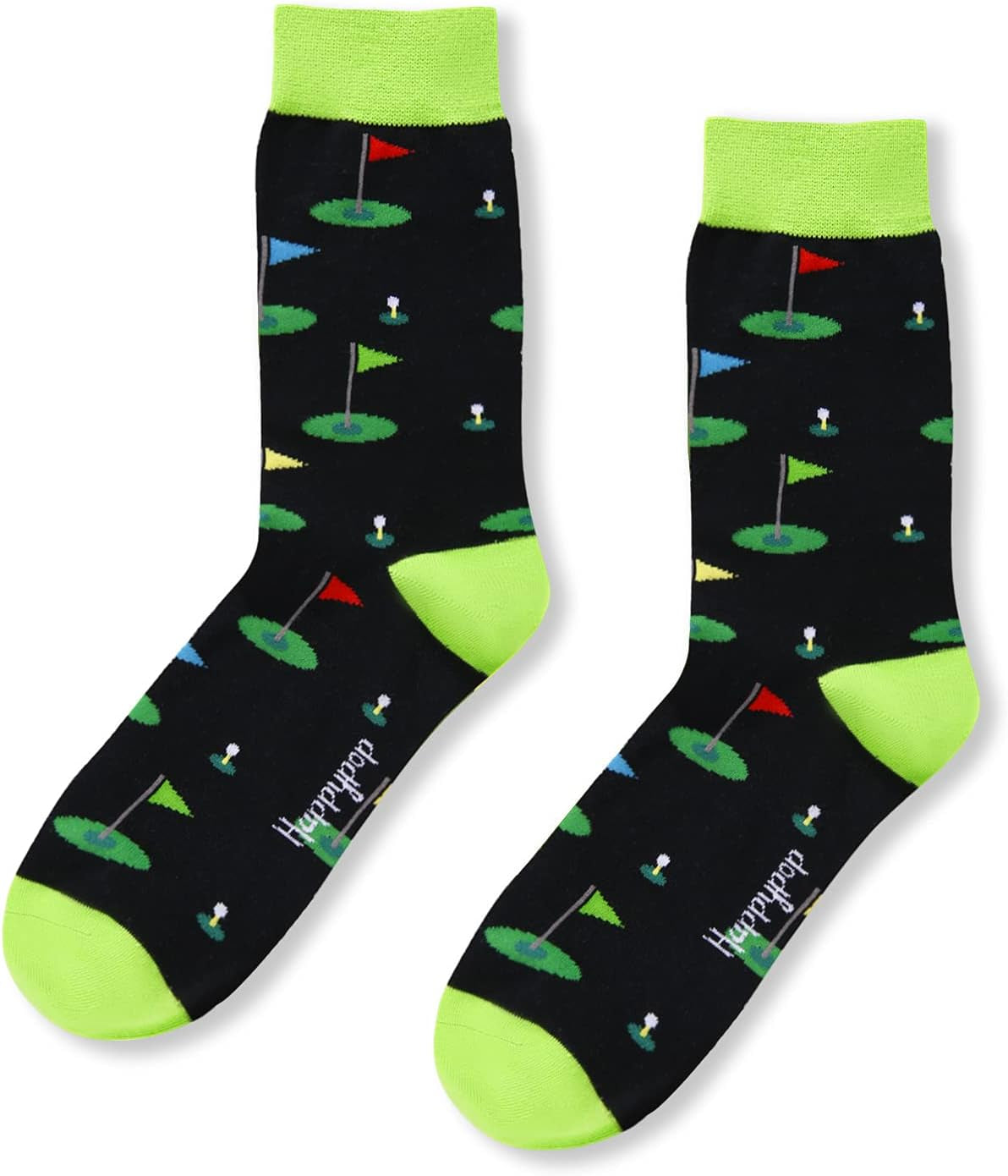 Funny Gifts for Men - Dad Music Golfing Guitar Bowling Republican Gifts, Dad Golfing Guitar Socks