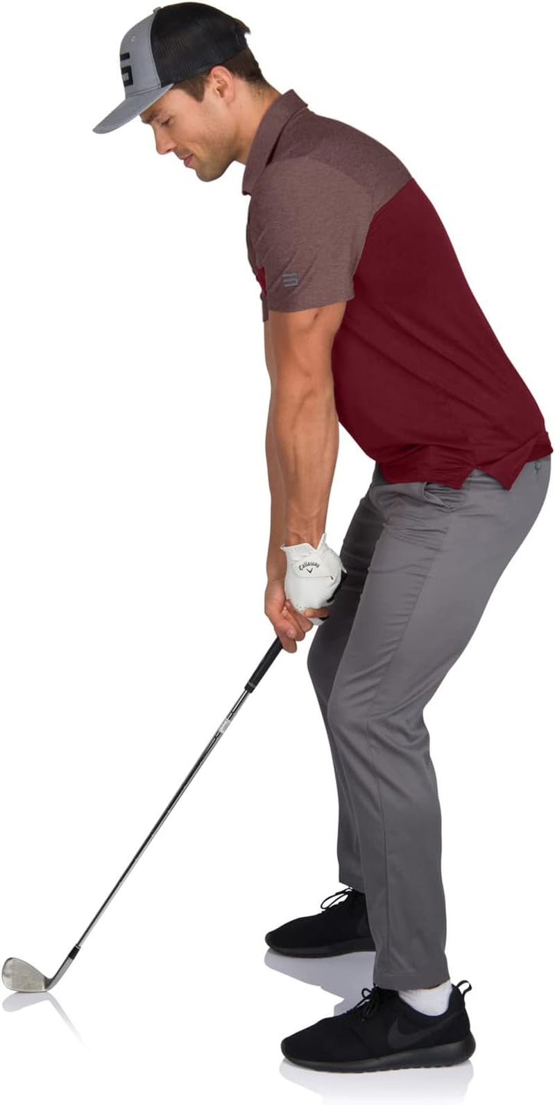 Quick Dry Golf Shirts for Men - Moisture Wicking Short-Sleeve Casual Polo Shirt