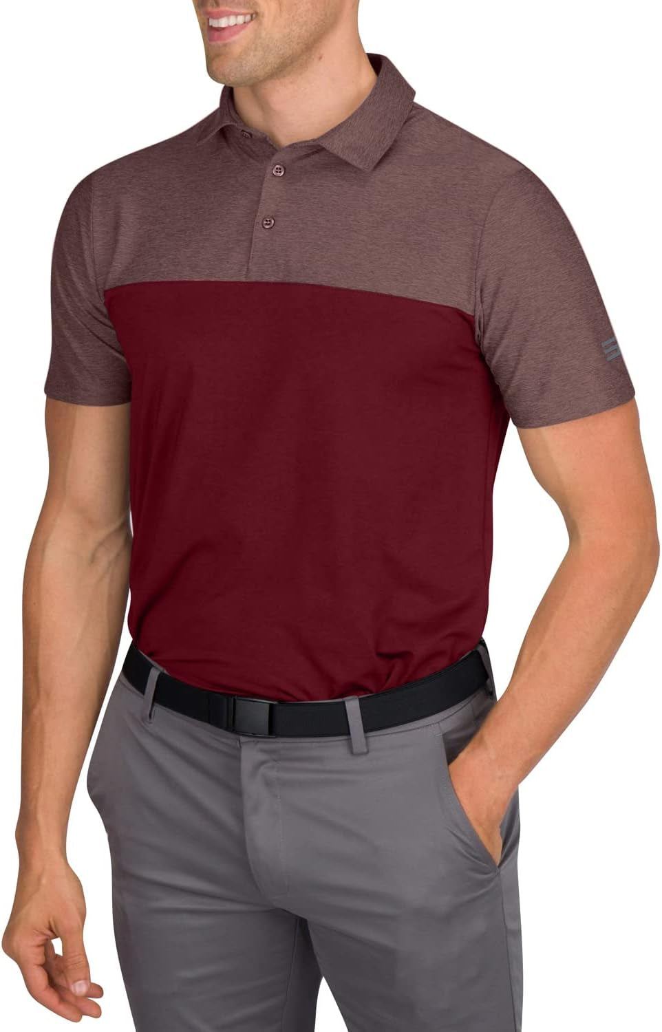 Quick Dry Golf Shirts for Men - Moisture Wicking Short-Sleeve Casual Polo Shirt