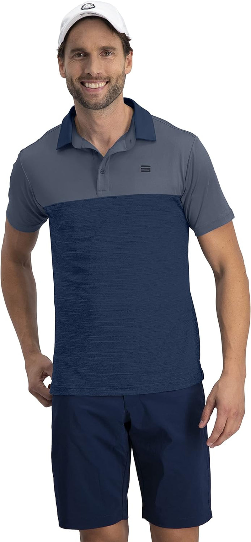 Quick Dry Golf Shirts for Men - Moisture Wicking Short-Sleeve Casual Polo Shirt